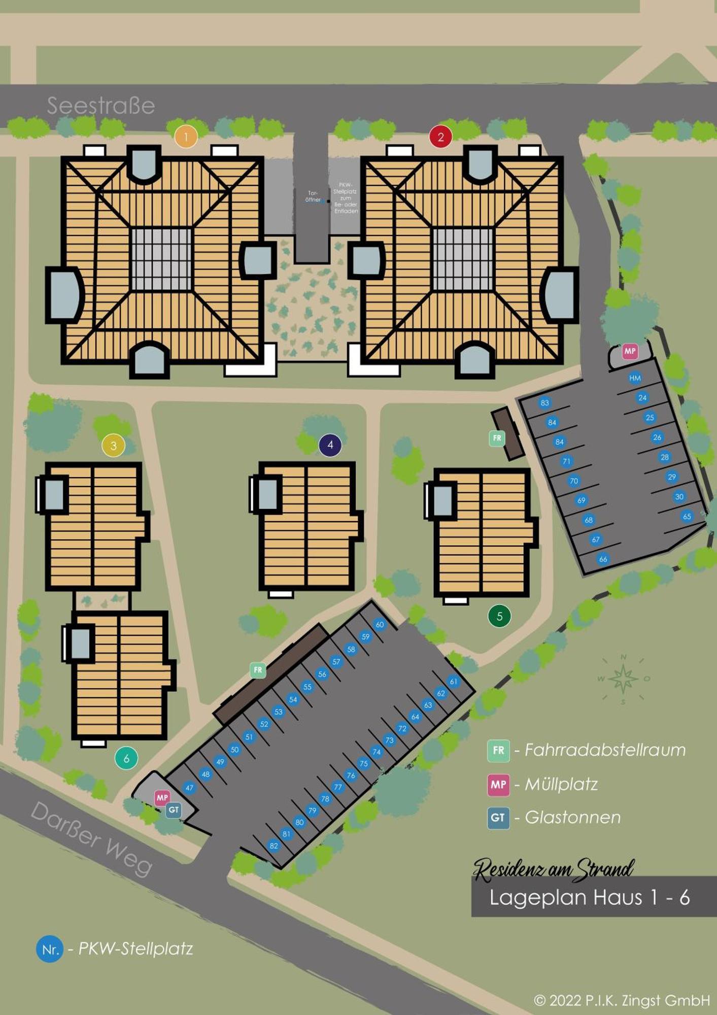 Residenz Am Strand Wohnung 3-54 Zingst Buitenkant foto